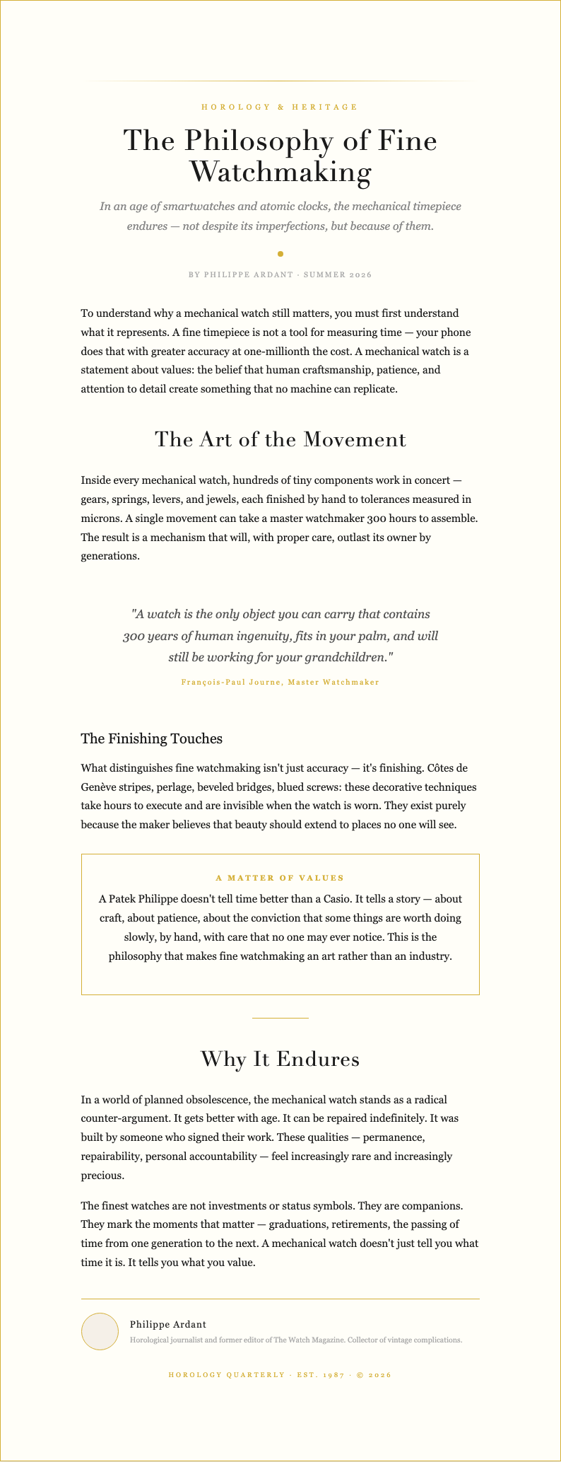 Luxury Premium Blog Post